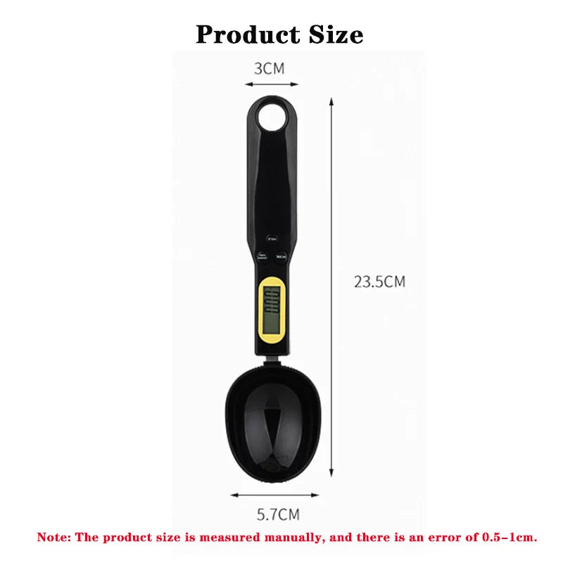 Electronic measuring spoon