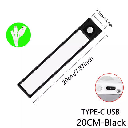 Veilleuse USB TYPE-C à LED avec capteur de mouvement