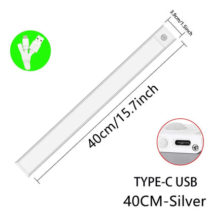 USB TYPE-C LED night light with motion sensor 
